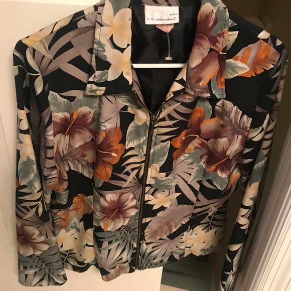 CB Collections Petite front zip jacket top size 10 - Picture 1 of 3